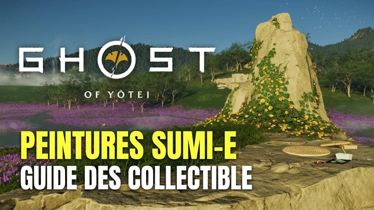 Ghost of Yotei Guide des Peintures Sumi-e - Artiste en Herbe Guide de Trophée