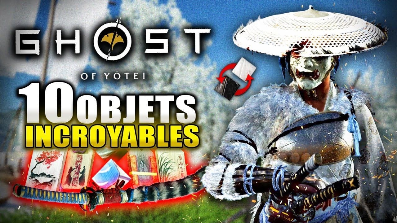 Ghost of Yotei : 10 Objets SURPUISSANTS à Débloquer Rapidement (Charmes, Teintures, Sabre) ASTUCES