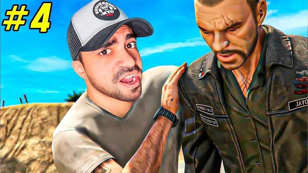 تختيم قراند 5 هجمنا على عصابة الدراجات و سببنا حرب عصابات - GTA V