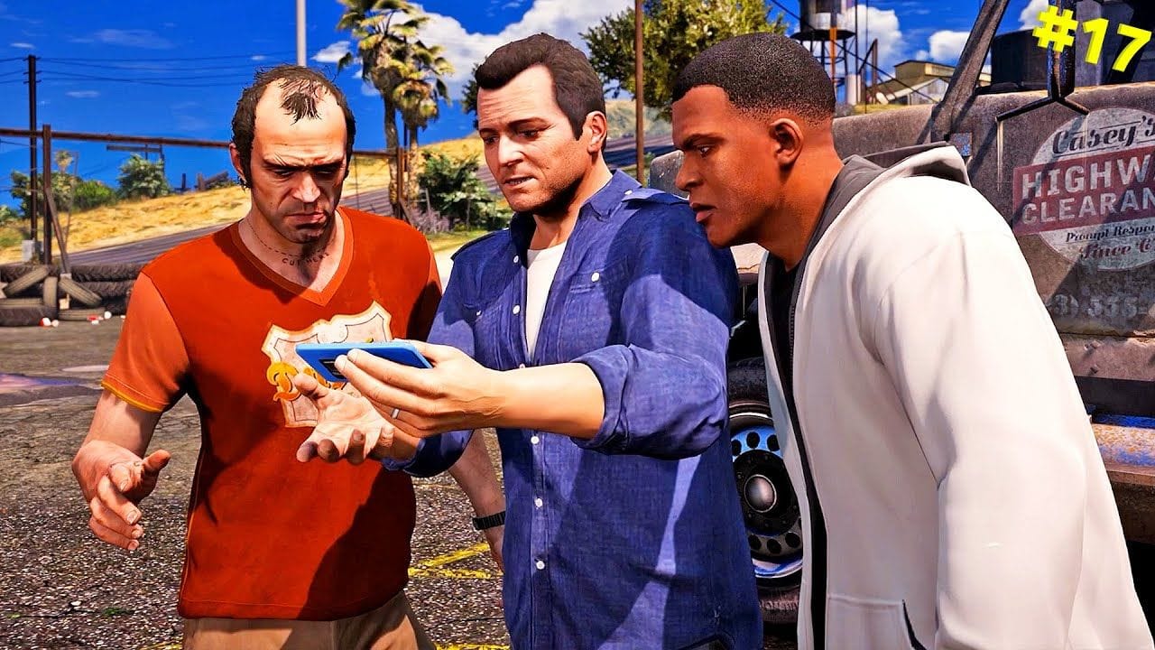 الخطة العبقرية بمود جرافيك جي تي أي 6 | GTA V Walkthrough with GTA 6 Graphics #17