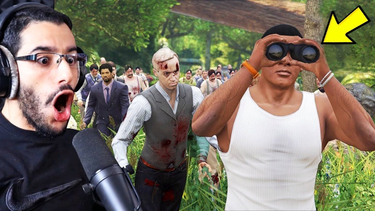 ذروة هجوم الزومبي على سان أندرياس | GTA V The Ultimate Zombie Apocalypse