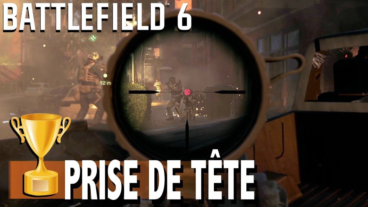 PRISE DE TÊTE - RÉALISER 6 TIRS EN PLEINE TÊTE CONSÉCUTIFS dans DÉPLACER UNE MONTAGNE  BATTLEFIELD 6