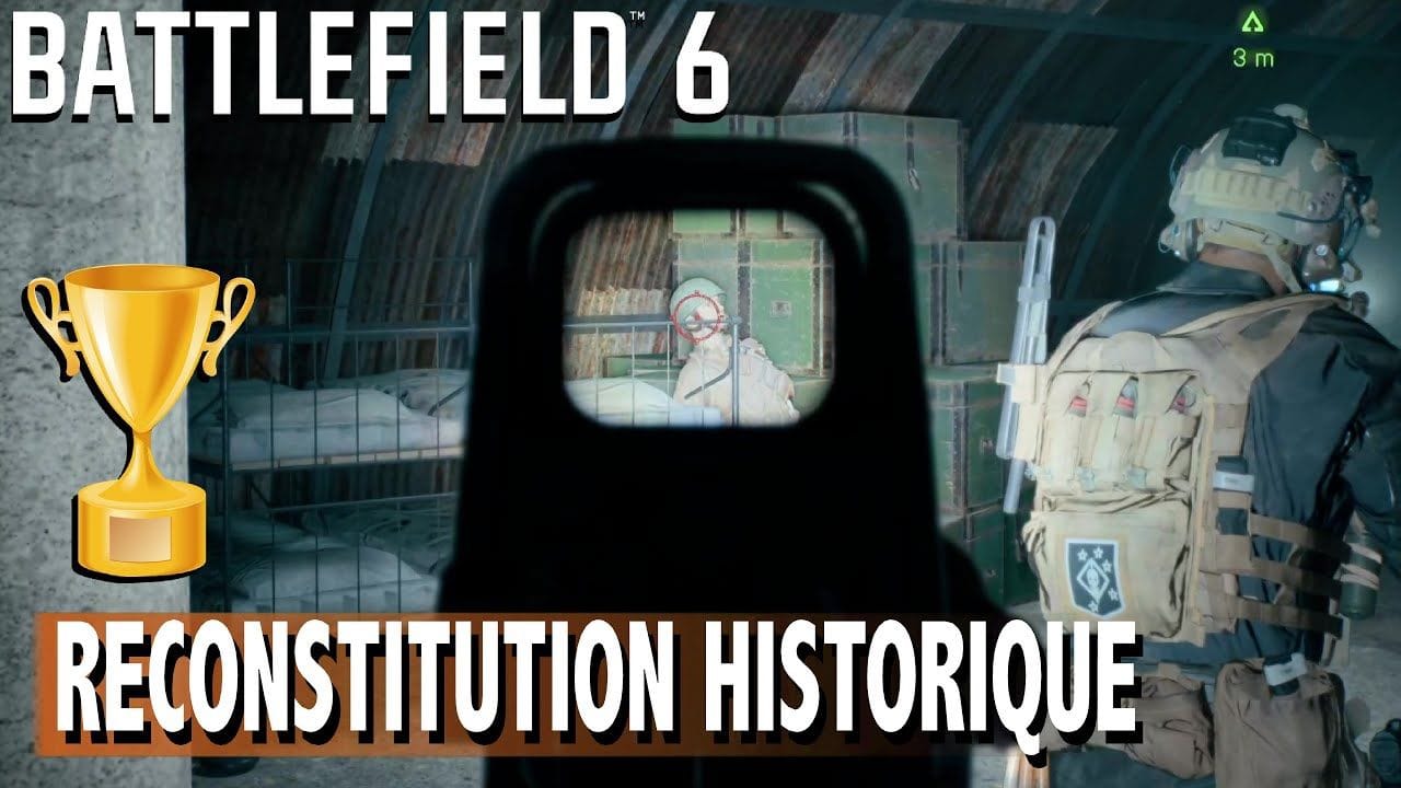 RECONSTITUTION HISTORIQUE - DÉTRUIRE 10 MANNEQUINS DANS LA MISSION LE ROCHER - BATTLEFIELD 6