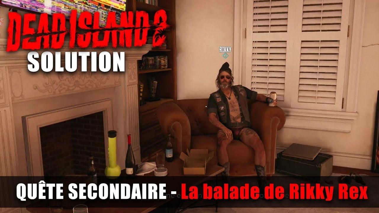 Dead Island 2 - Solution Quête Secondaire : La balade de Rikky Rex - Récupérer la faucheuse / Misha