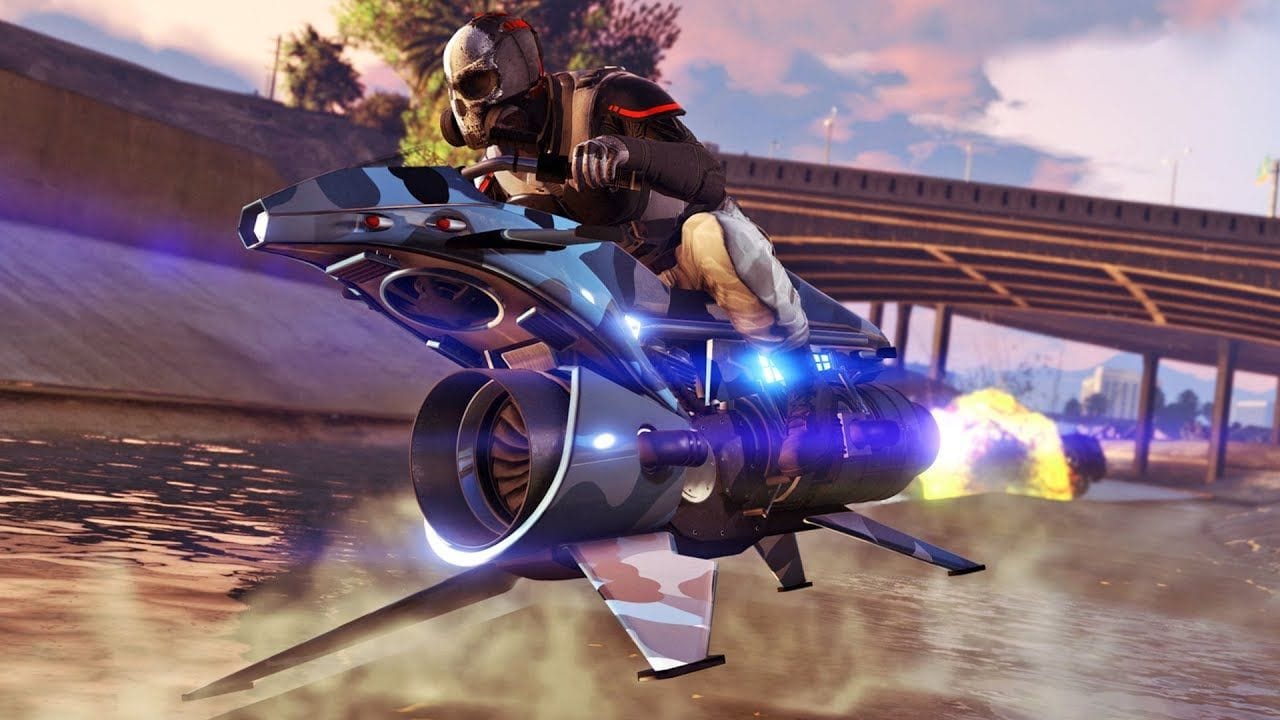 تجربة الدراجة الطائرة ذات الأسلحة الرهيبة أغلى وأسرع دراجة في قراند أونلاين | GTA Online