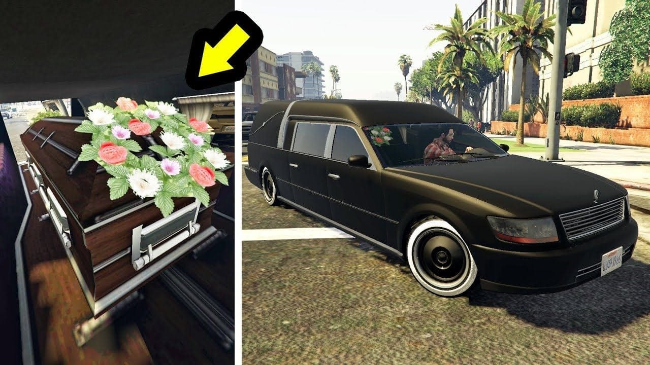 أخيرا يمكننا حمل الأموات في جي تي أي أونلاين | GTA Online Funeral Car
