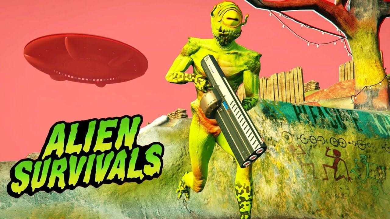 أخيرا غزو المخلوقات الفضائية سان أندرياس أصبح حقيقة في قراند أونلاين | GTA V Alien Survivals