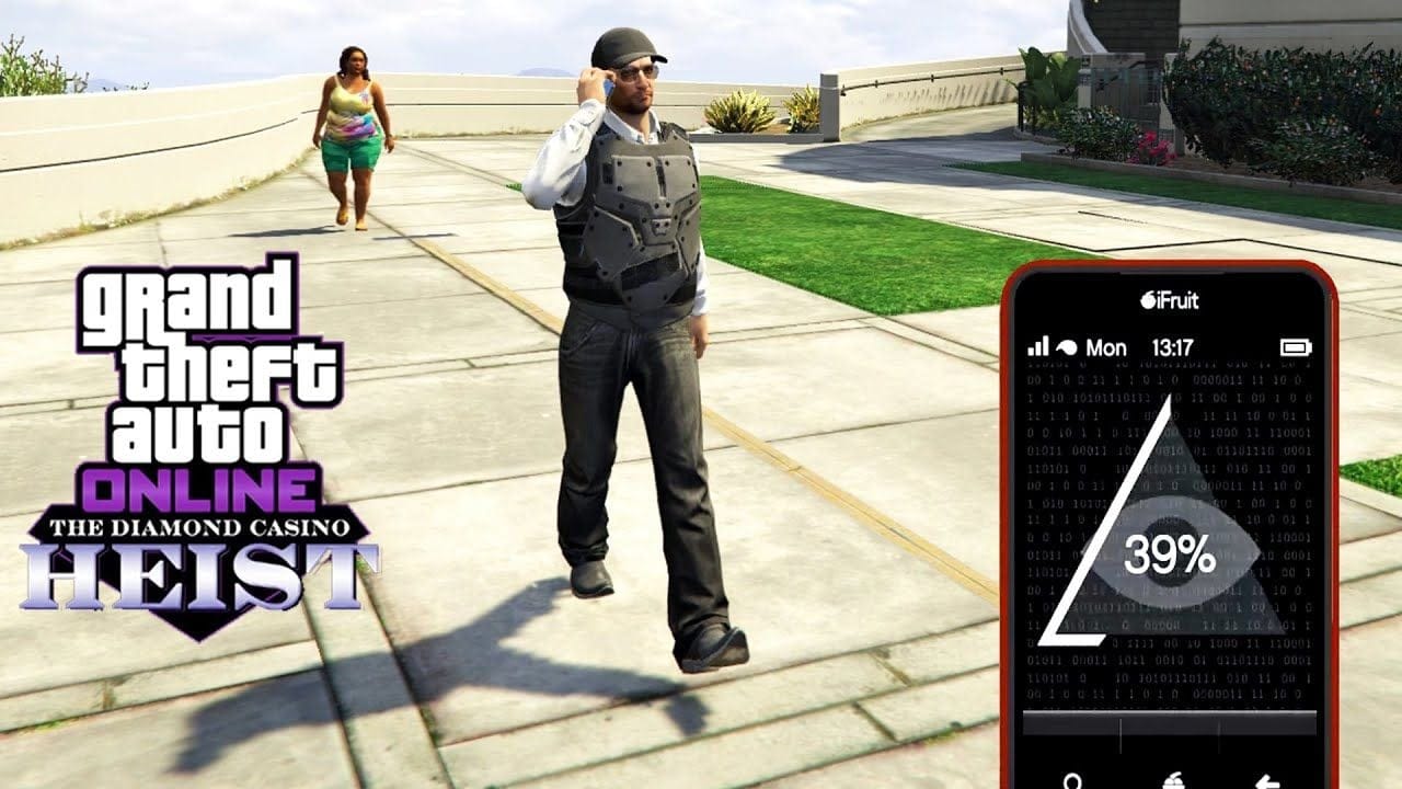 تهكير هاتف حارس الأمن مهام السرقة المعقدة في قراند أونلاين | GTA Online Casino Heist