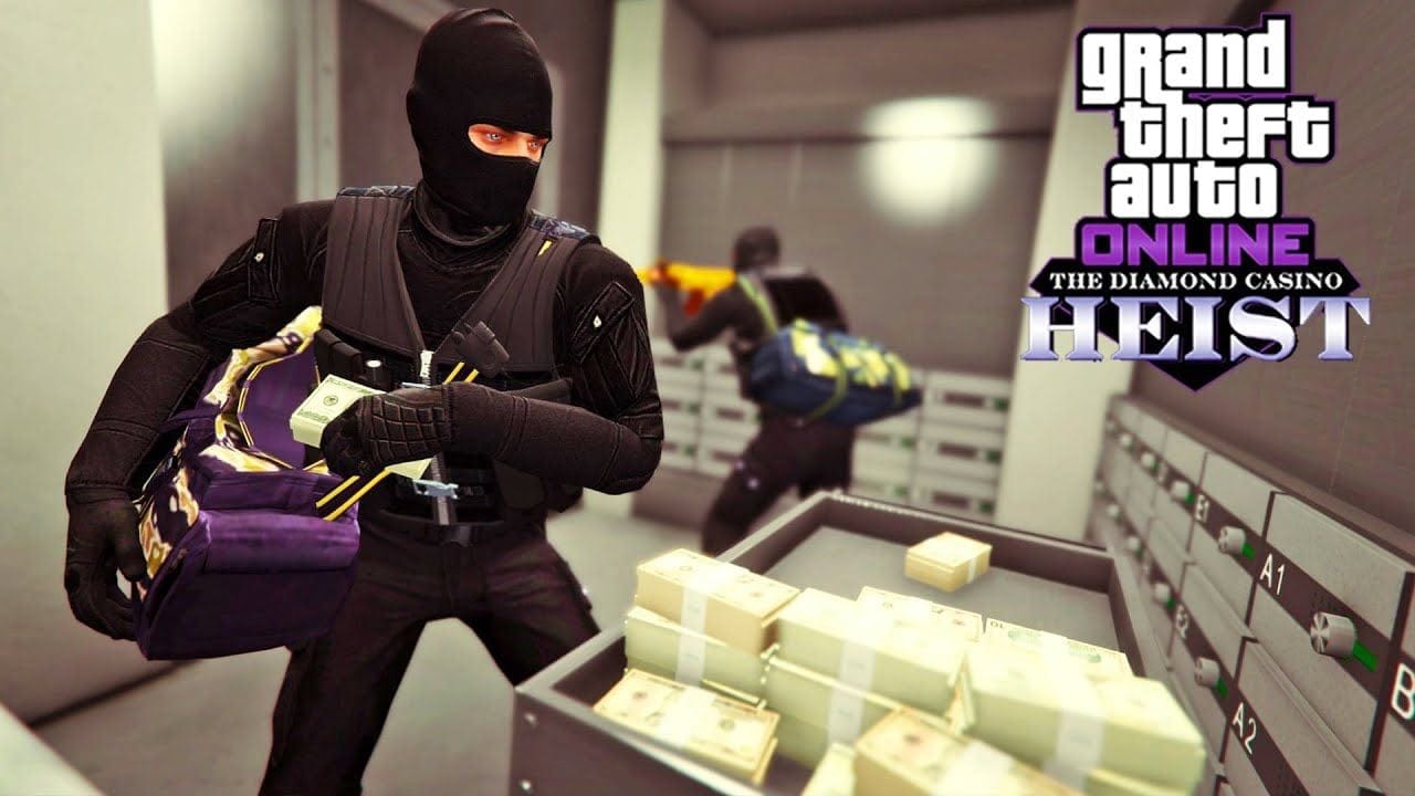 سرقة الكازينو الألماسي وربح ملايين الدولارات في قراند أونلاين | GTA Online The Big Con Heist
