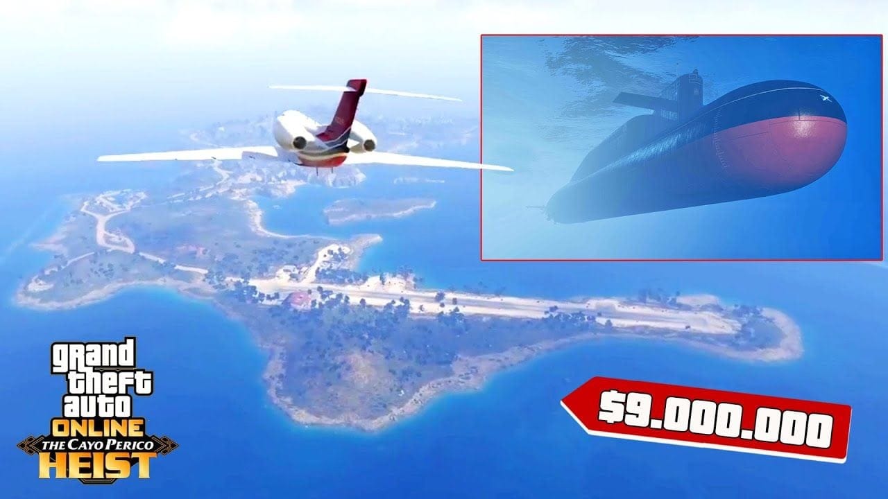 سافرت إلى الجزيرة السرية واشتريت أغلى غواصة في قراند أونلاين | GTA Online Cayo Perico Heist