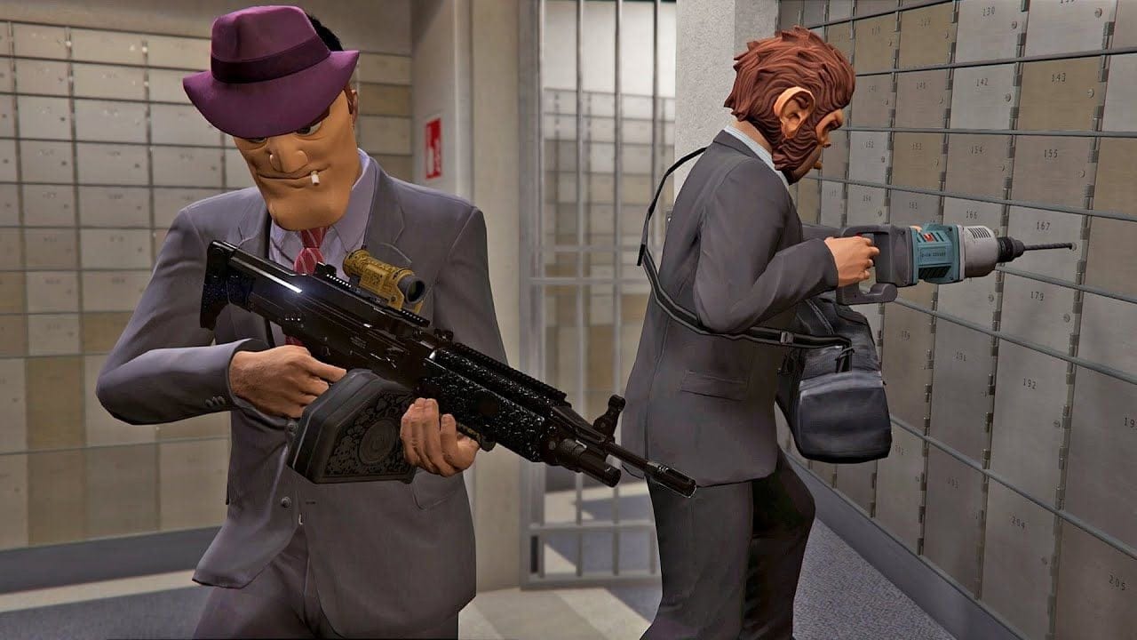 عملية سرقة البنك المستحيلة في جي تي أي أونلاين | GTA V Fleeca Bank Heist