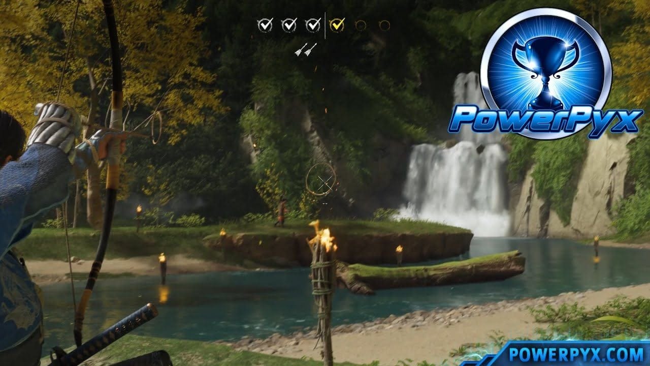 Ghost of Yotei - A Moment to Breathe Trophy Guide (Ku-e-Shinok Archery Minigame)