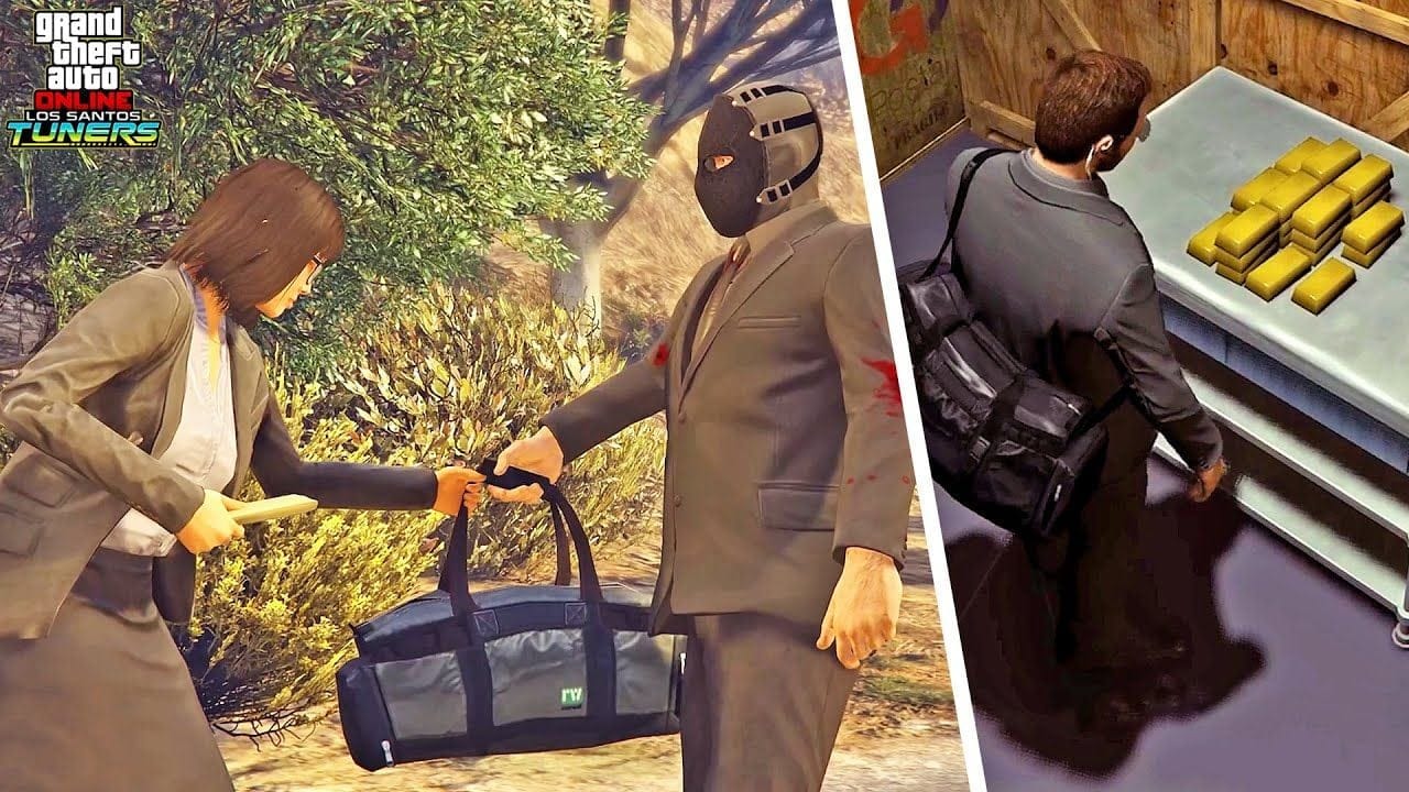 أكبر عملية سرقة الذهب من البنك المركزي في قراند أونلاين | GTA Online The Union Depository Heist