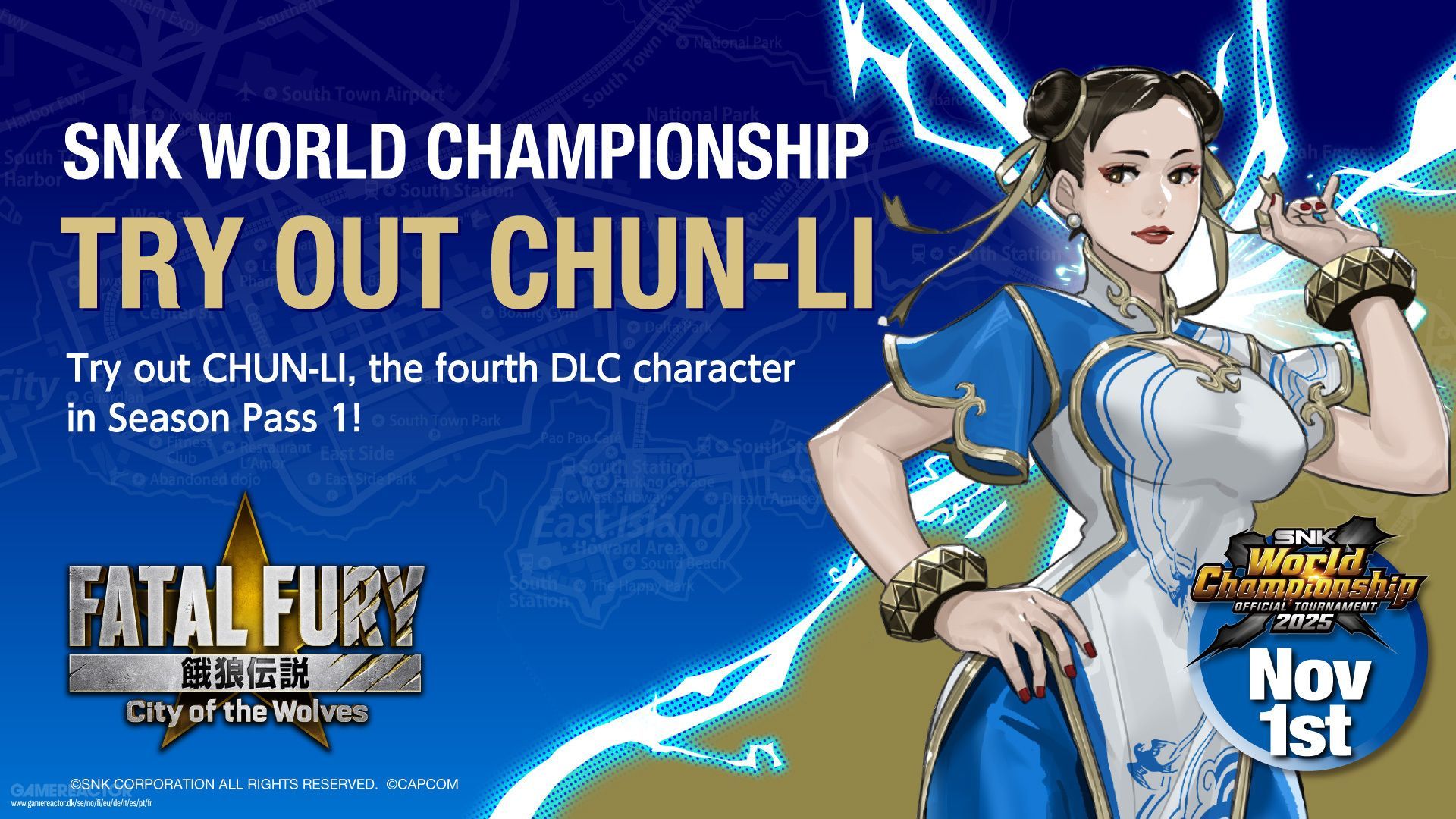 Chun-Li peut s'essayer en tant que combattante invitée sur Fatal Fury: City of the Wolves en novembre.