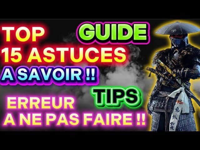 Ghost of Yōtei: GUIDE TOP 15 ASTUCES A SAVOIR 😉