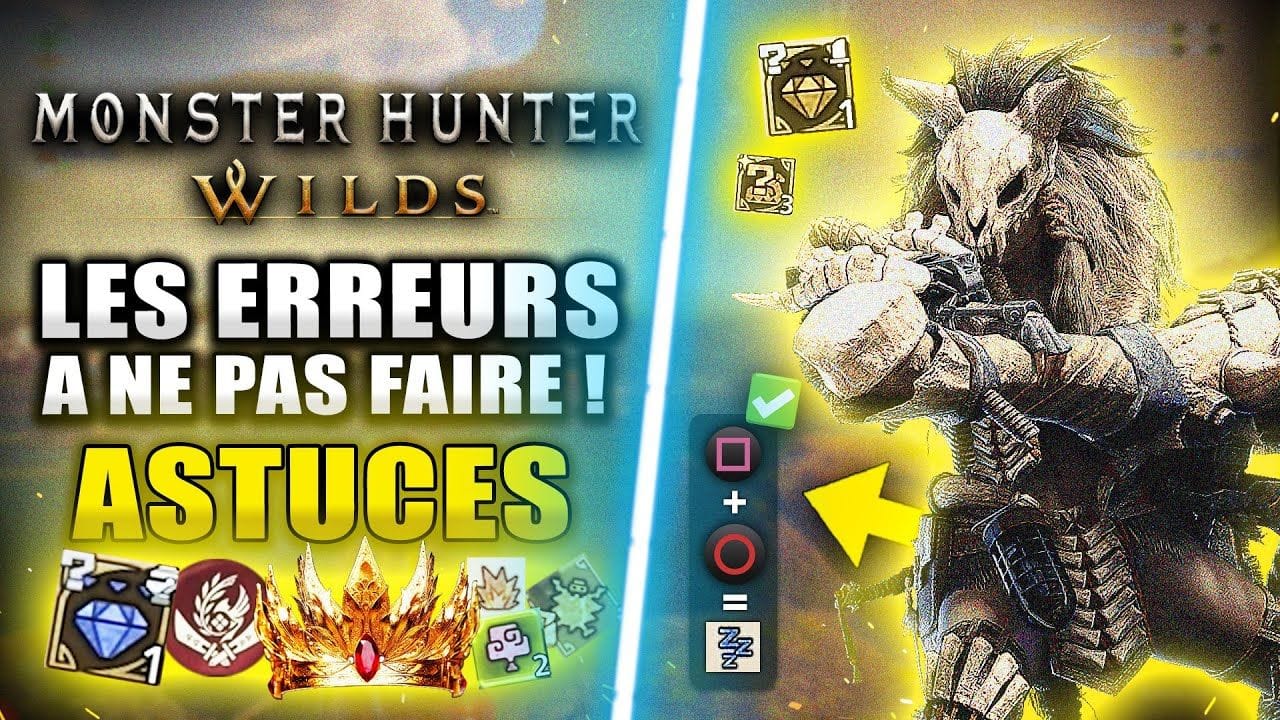 Monster Hunter Wilds : 9 Erreurs à NE PAS FAIRE ! Paramètres IMPORTANT À Changer ABSOLUMENT ! Astuce