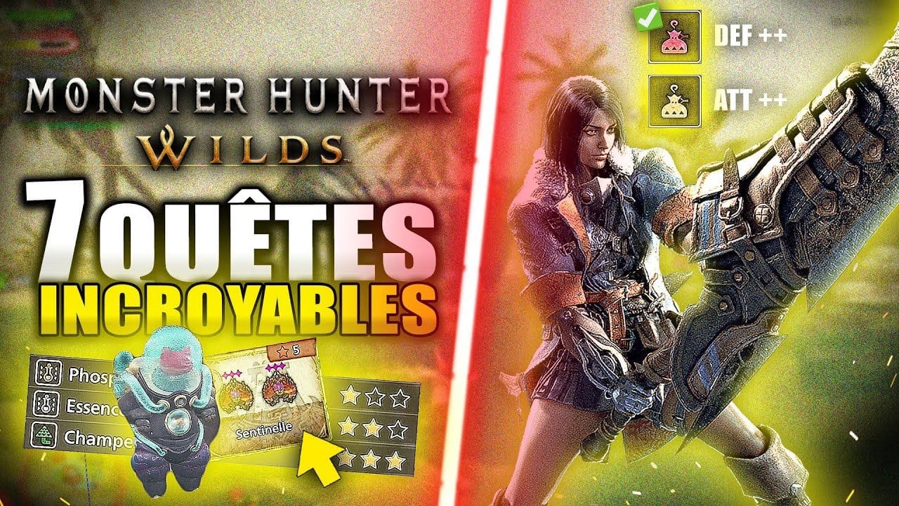 Monster Hunter Wilds : 7 Missions Secondaires IMPORTANTES & Récompenses à ne PAS manquer