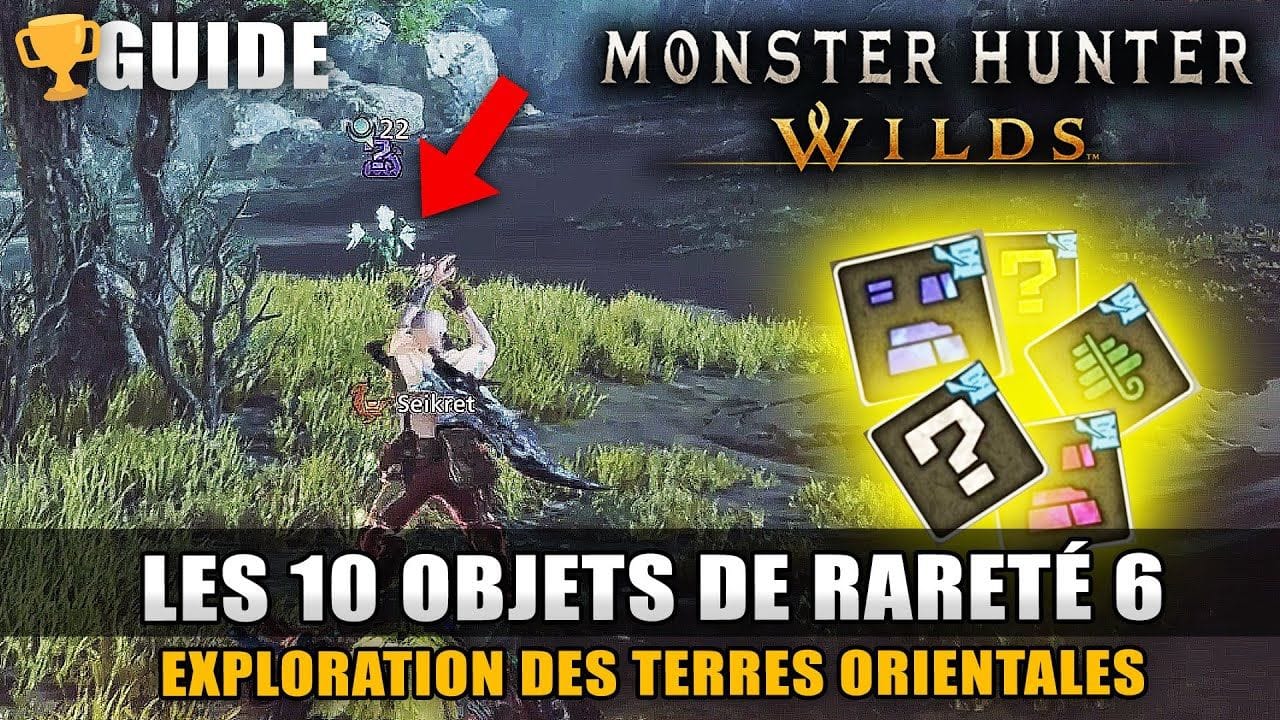 Monster Hunter Wilds : Tous les Objets Spéciaux de Rareté 6 (🏆 Exploration des Terres orientales)