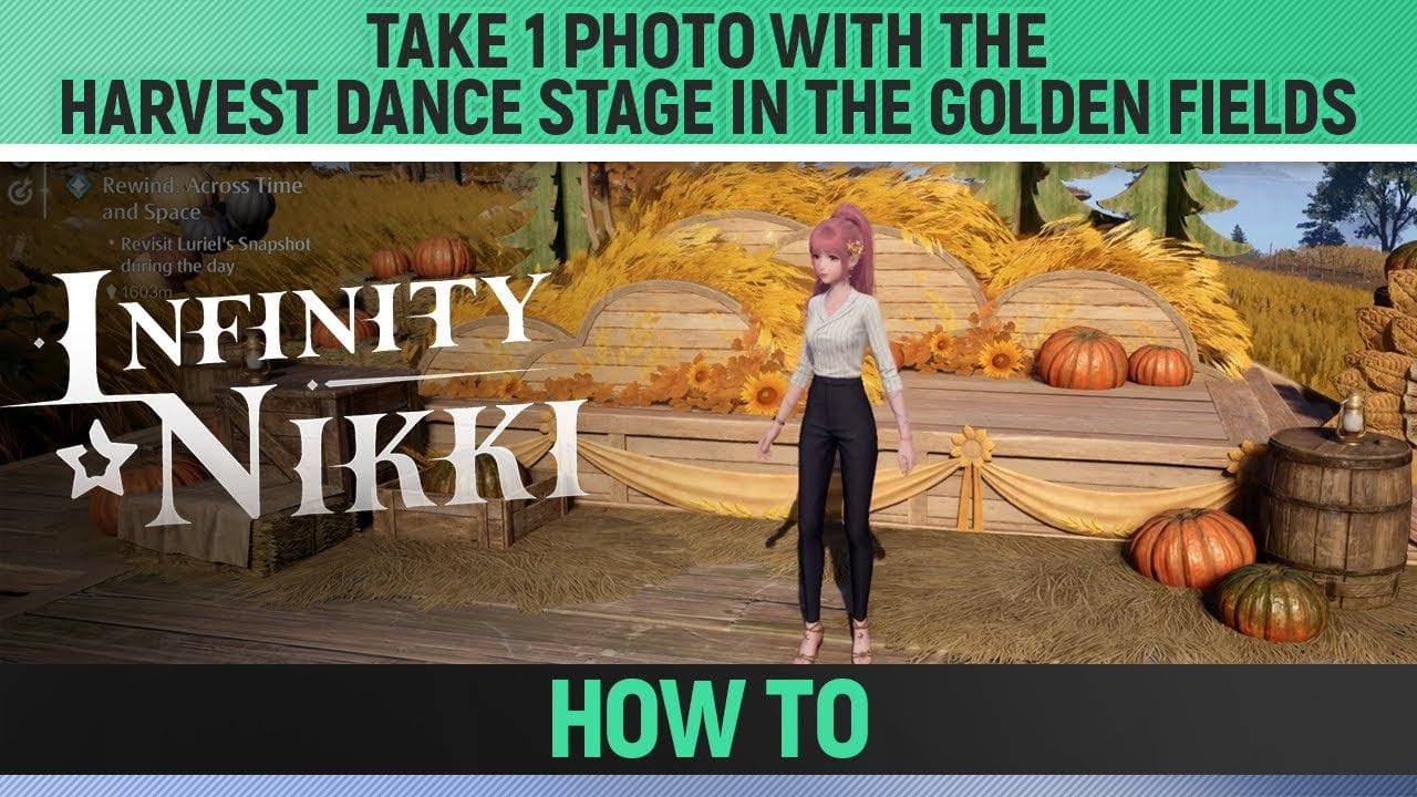 Infinity Nikki - Take 1 Photo with the Harvest Dance Stage in the Golden Fields - How to
