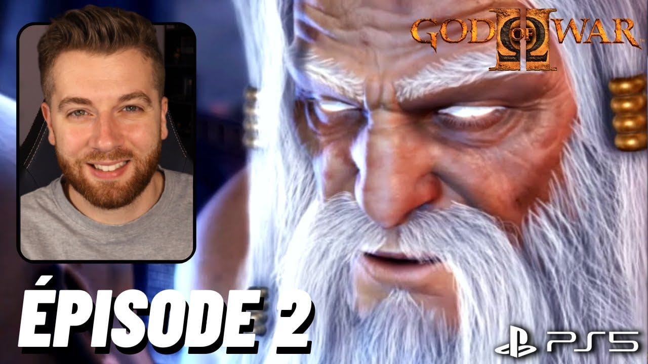 GOD OF WAR 2 REMASTER PS5 LET'S PLAY FR #2 : L'HISTOIRE DE ZEUS ⚔️ (JEU COMPLET)
