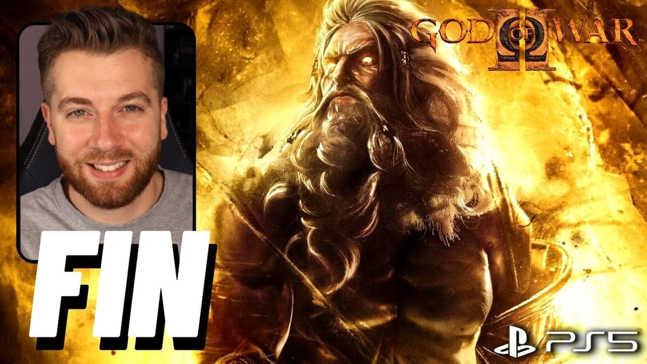 GOD OF WAR 2 REMASTER PS5 LET'S PLAY FR #FIN : BOSS FINAL ZEUS ⚔️ (JEU COMPLET)