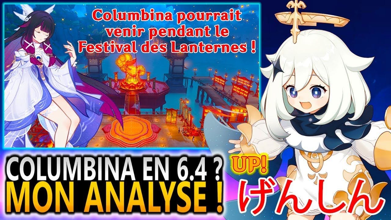 MON ANALYSE SUR LA SORTIE DE COLUMBINA EN 6.4 AU FESTIVAL DES LANTERNES | Genshin Impact - げんしん