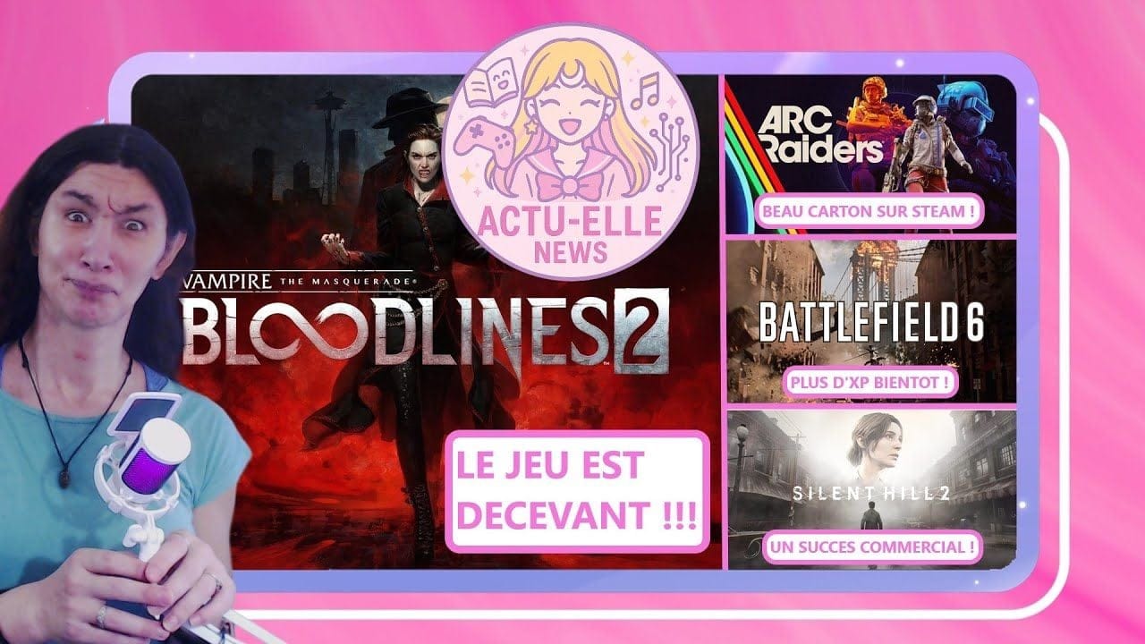 Actu-Elle News 18 octobre 2025(Arc Raiders, Silent Hill, Battlefield , Halo et plus)