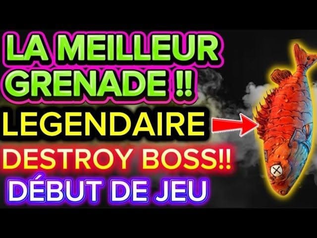 Borderlands4: BEST LENGENDAIRE GRENADE DESTROY BOSS INSANE 😍😱