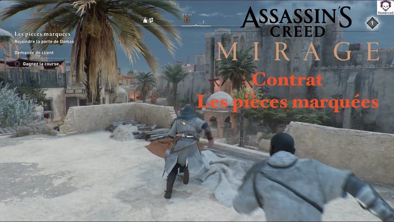 Assassin's Creed Mirage (Fr) - Contrat : Les pièces marquées - Gagnez la course -