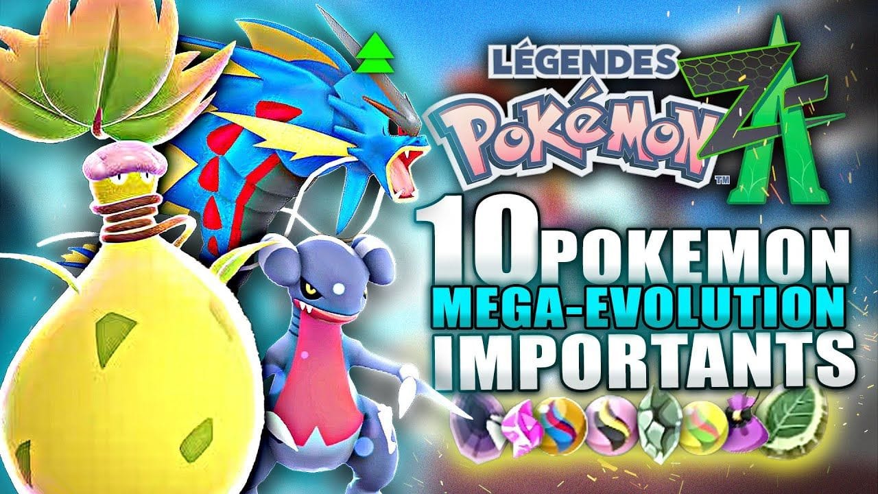 Pokémon Legends Z-A : 10 Pokémon PUISSANTS & MEGA-ÉVOLUTION à Obtenir ABSOLUMENT !!