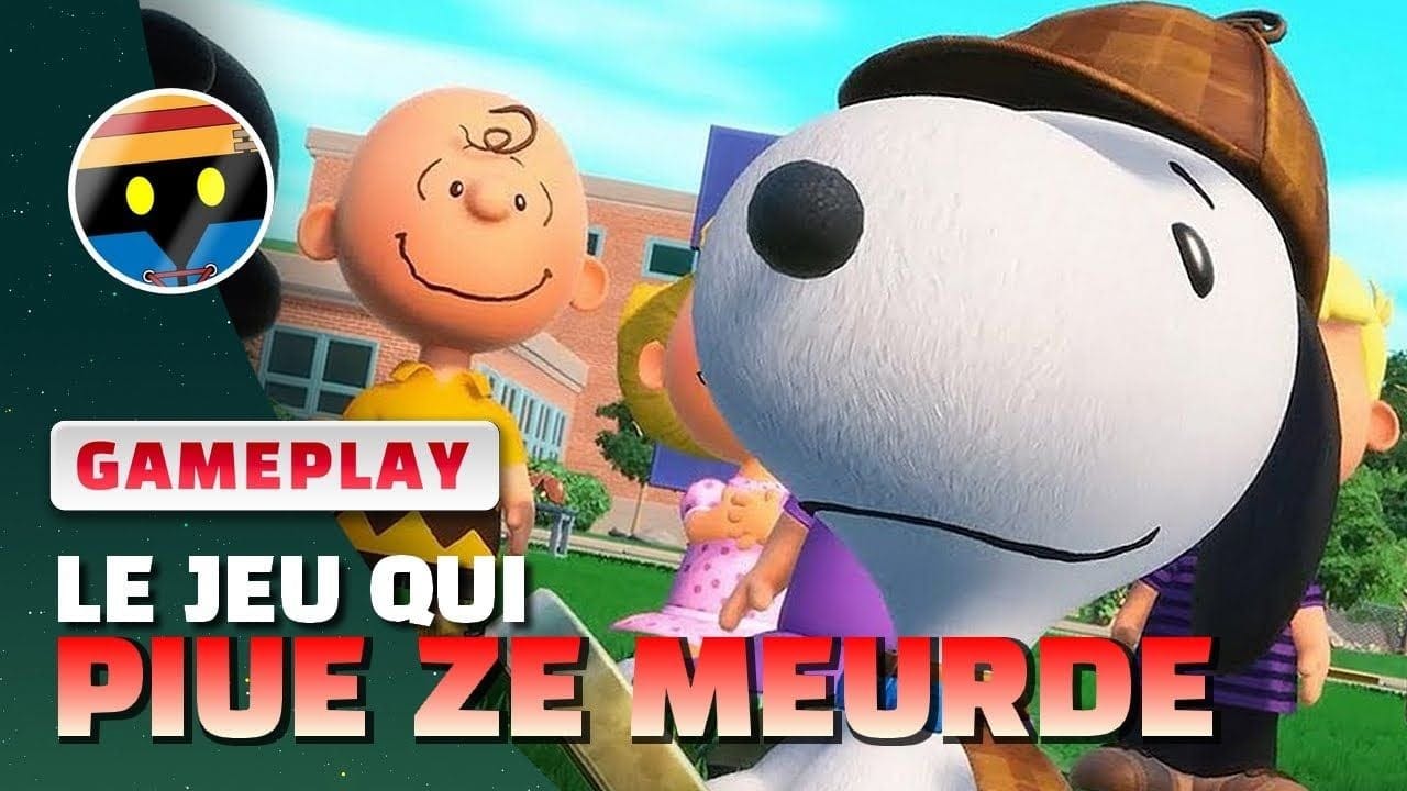 ENCORE UN GROS JEU DÉGUEULASSE ! Snoopy & The Great Mystery Club | GAMEPLAY FR