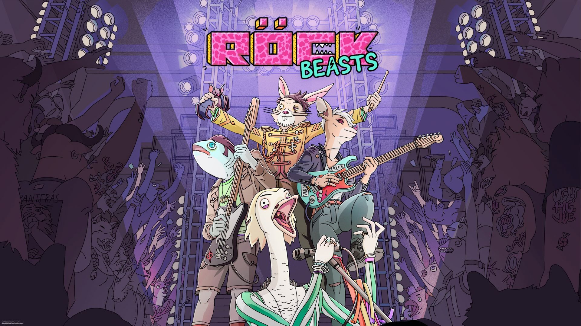 Dirige ton propre groupe de rock animalier avec Rockbeasts