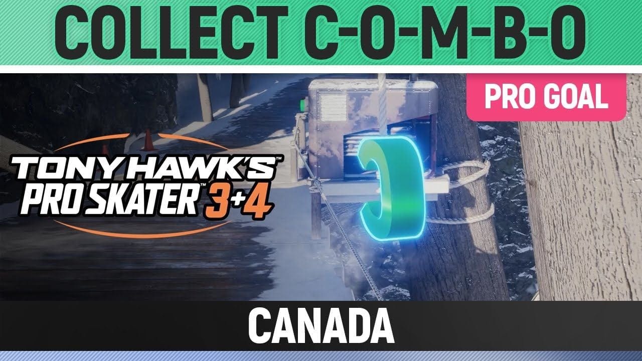 Tony Hawk's Pro Skater 3+4 - Canada Pro Goal - Collect C-O-M-B-O