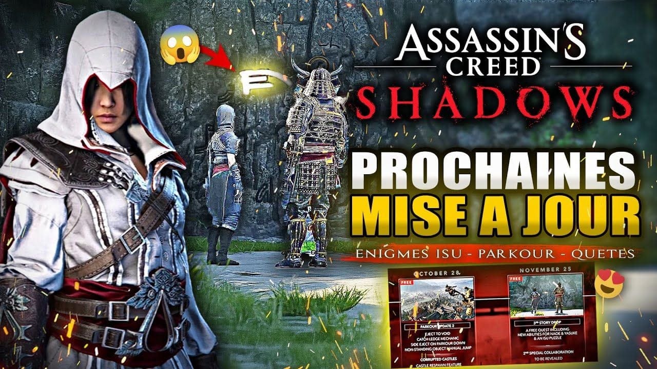 Assassin's Creed Shadows : ENFIN une ÉNIGME ISU !! Nouvelle Road Map 2025, Mise à Jour, ...