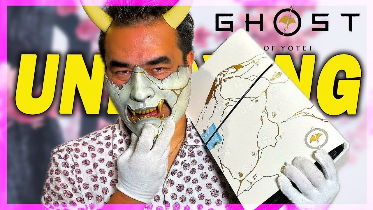 Ghost of Yotei : Mon UNBOXING de la PS5 collector et du Masque Démon ONRYO