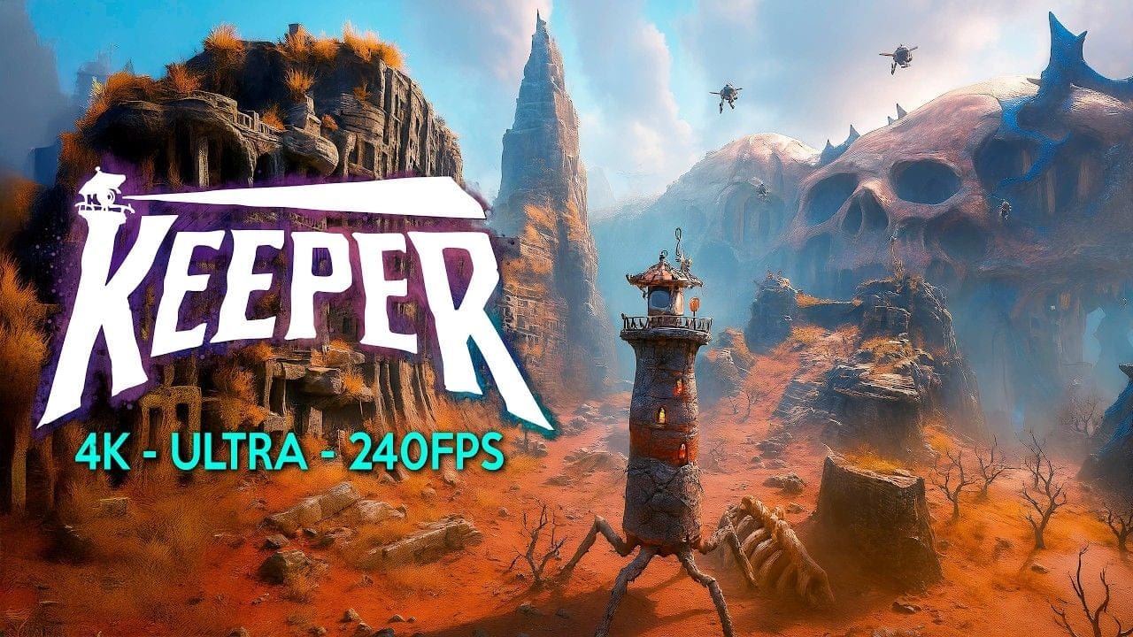 KEEPER First 30 Minutes of Gameplay | New Wordless Narrative SINGLE PLAYER like Limbo and Inside