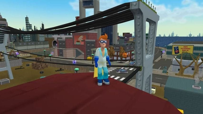 Le jeu Futurama parfait existe : c'est un mod des Simpsons Hit and Run