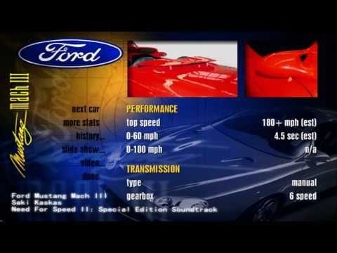 Need for Speed II Soundtrack - Ford Mustang Mach III