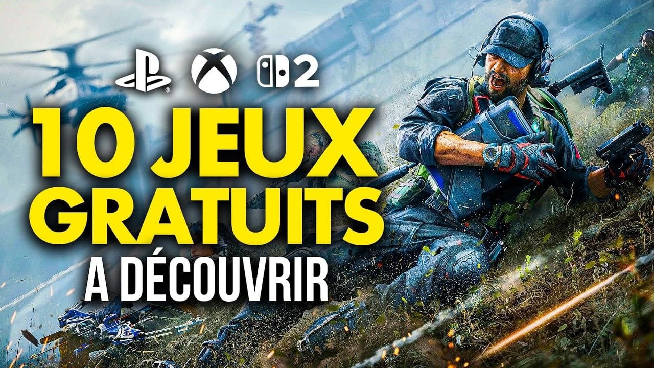 Jouez sans DÉPENSER 😎 10 JEUX totalement gratuits sur PlayStation 5, Xbox Series et Switch 2 !