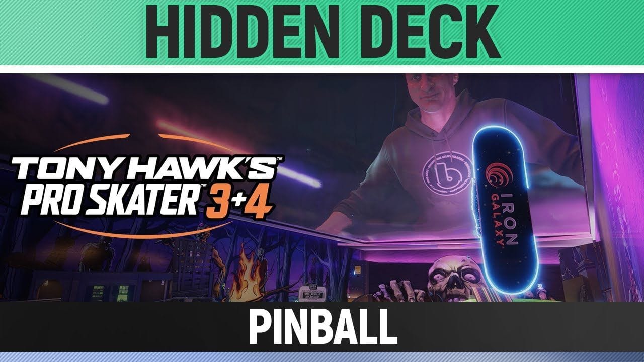 Tony Hawk's Pro Skater 3+4 - Pinball - Hidden Deck Location