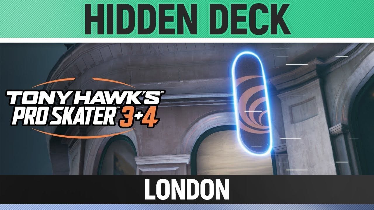 Tony Hawk's Pro Skater 3+4 - London - Hidden Deck Location