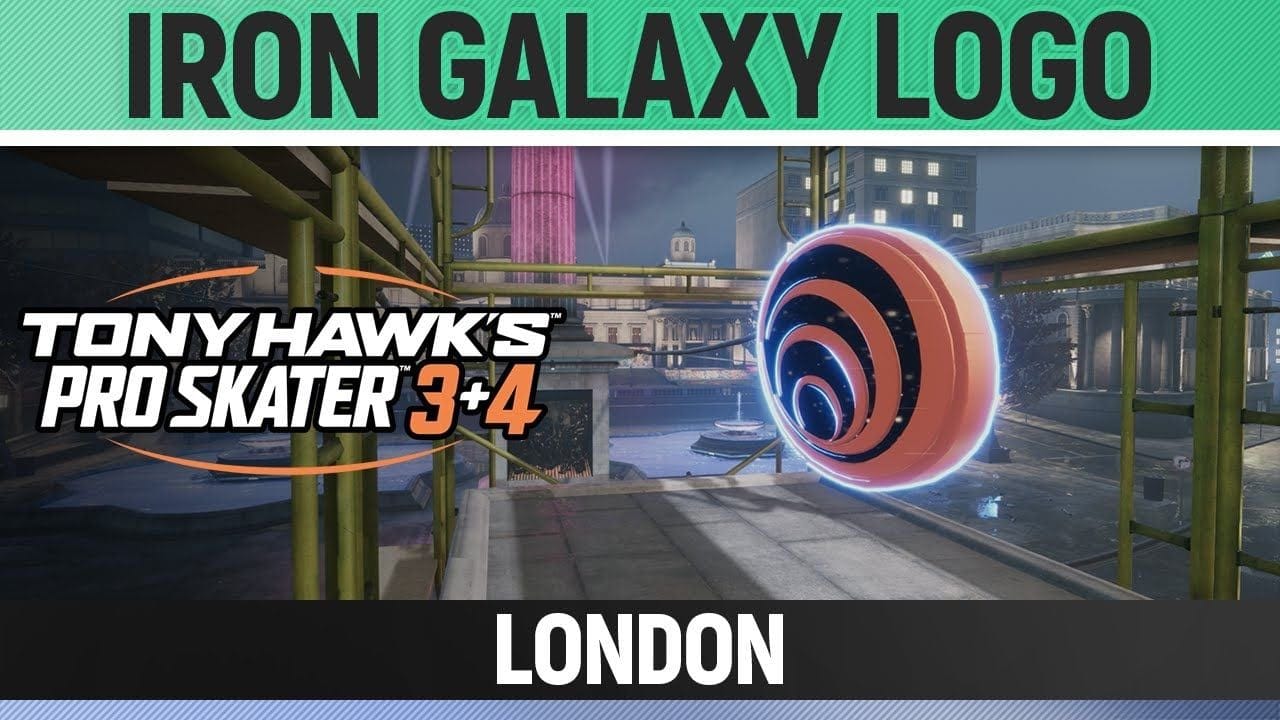 Tony Hawk's Pro Skater 3+4 - London - Iron Galaxy Logo Location