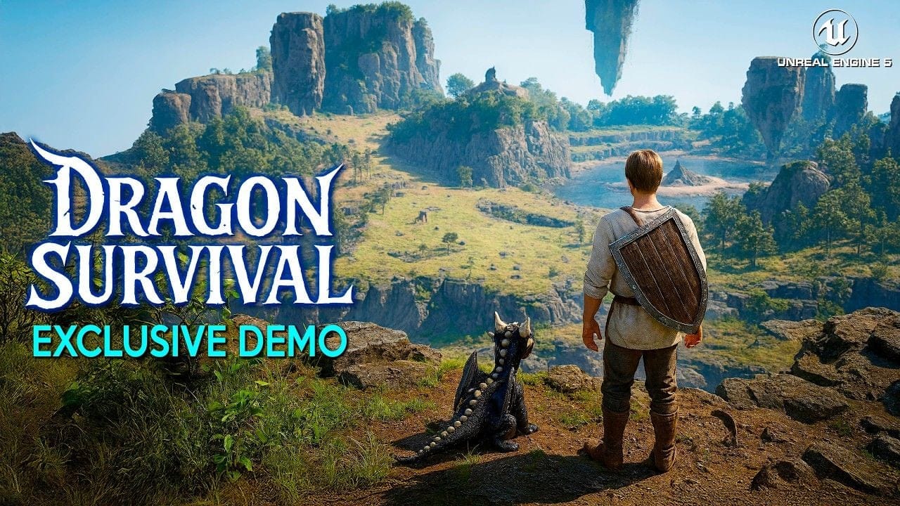 DRAGON SURVIVAL First Gameplay Demo | New OPEN WORLD SURVIVAL RPG like How to Train Your Dragon