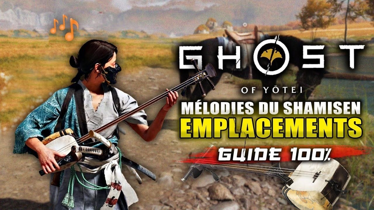 Ghost of Yotei : Toutes MÉLODIES du Shamisen (Guide 100% Collectibles) 🏆 Telle mère Tellle fille