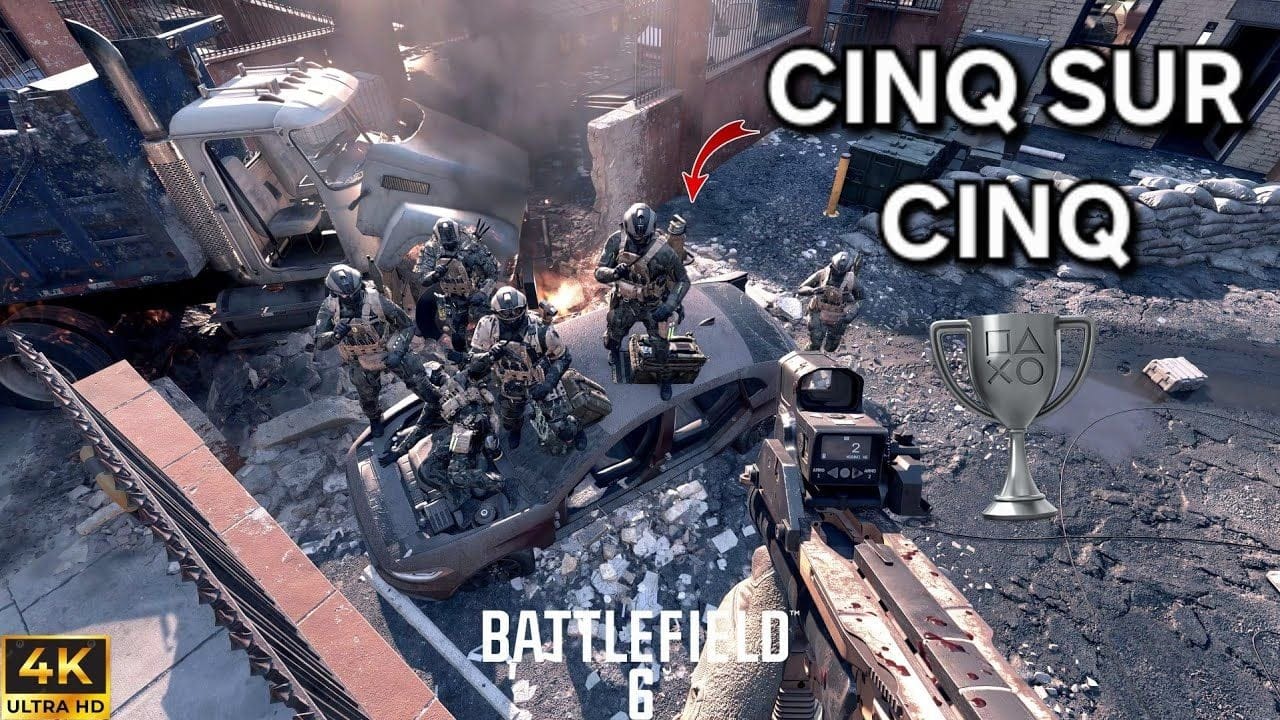 TROPHÉE Cinq sur Cinq | FARM Solo FACILE | BATTLEFIELD 6 (4K)