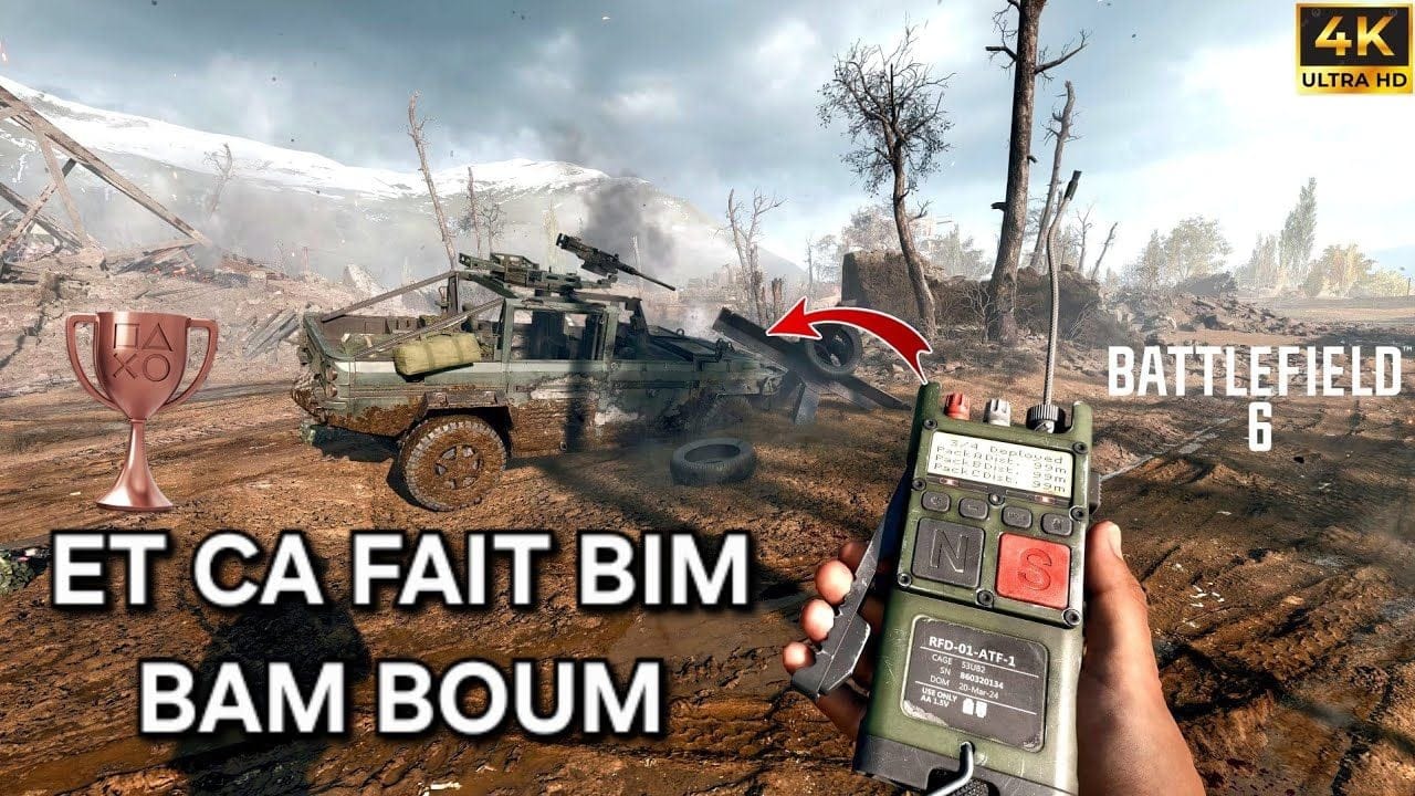 TROPHÉE Et ça fait Bim Bam Boum (Débloquer la C4) | FARM Solo FACILE | BATTLEFIELD 6 (4K)