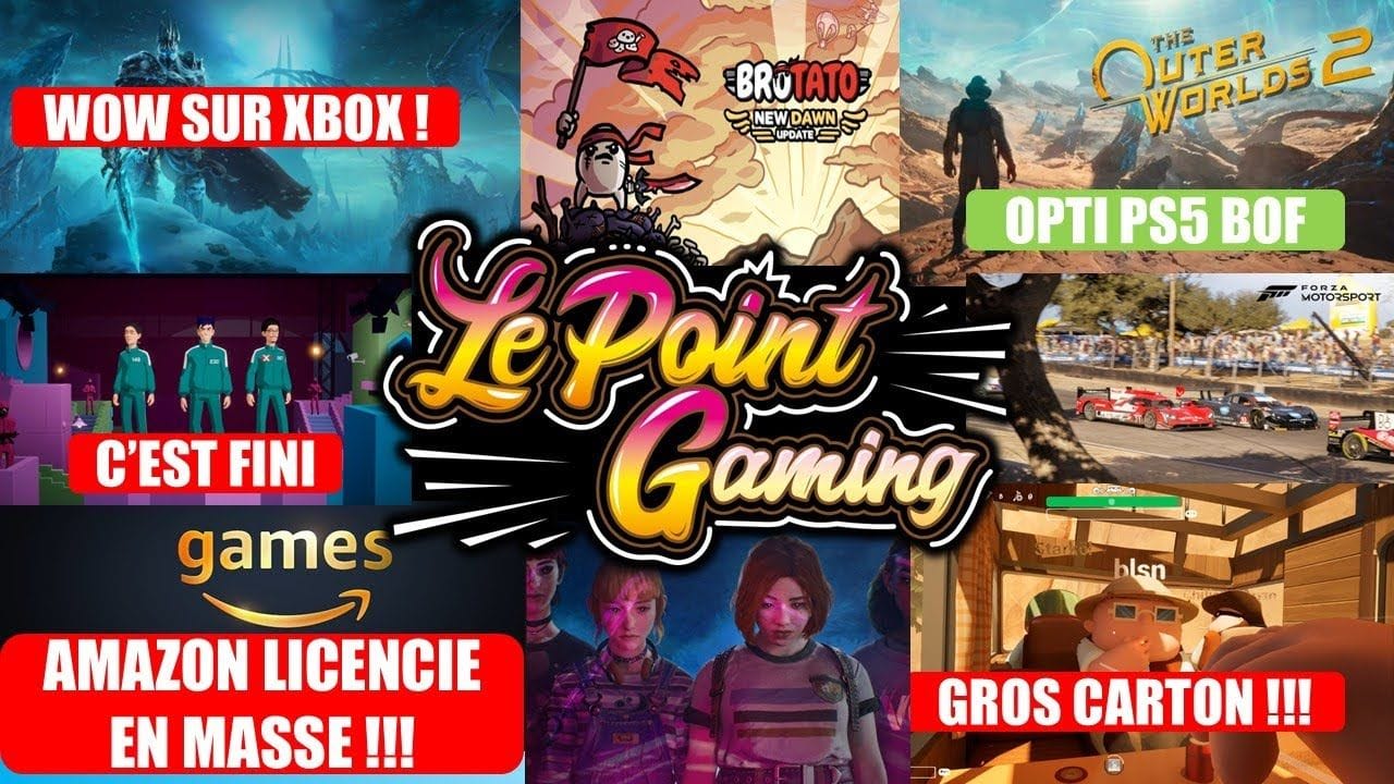 ACTU GAMING (29/10): AMAZON GAMING DANS LA SAUCE ! WARCRAFT SUR XBOX ! SQUID GAMES ARRETE ! etc...