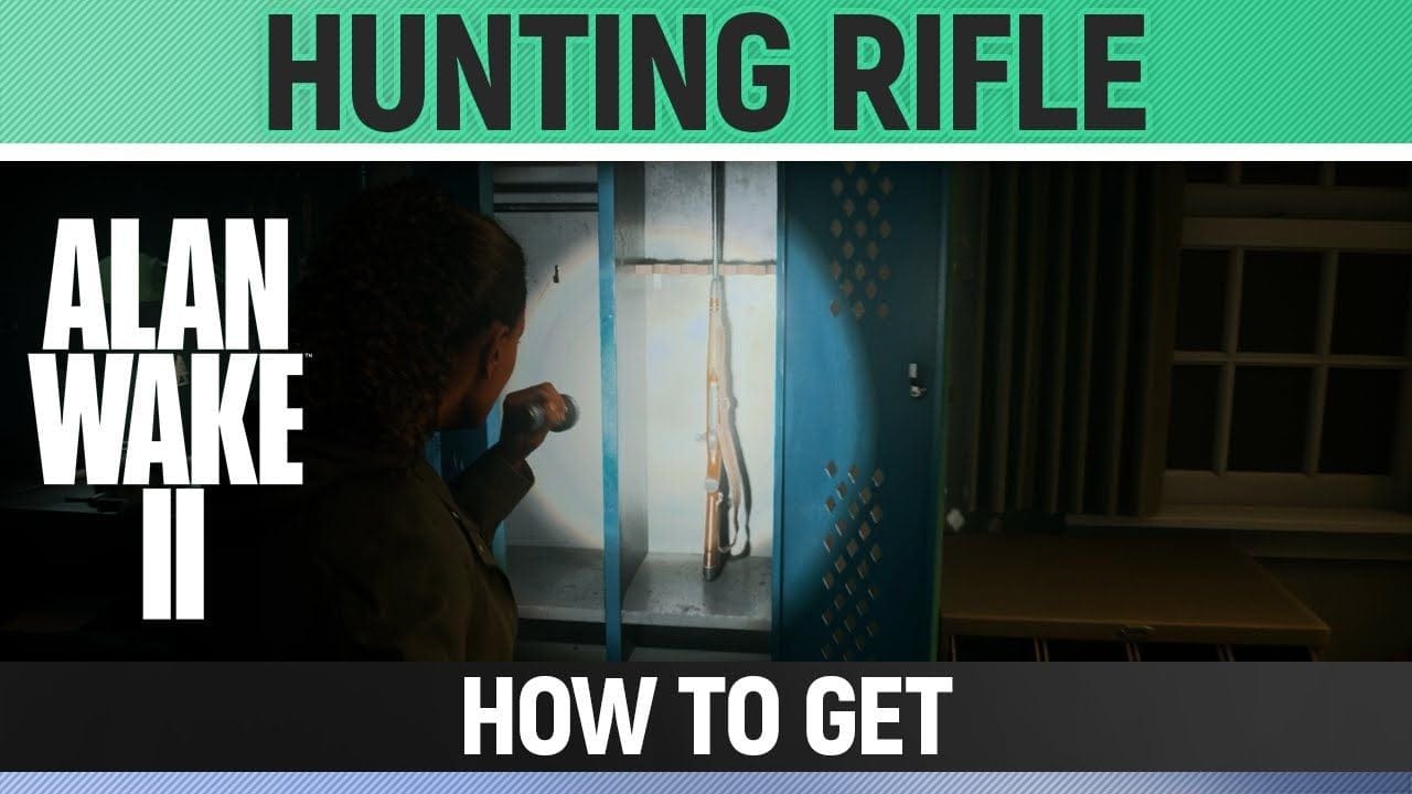 Alan Wake 2 - How to get Hunting Rifle (Wellness Workshop Locked Door)