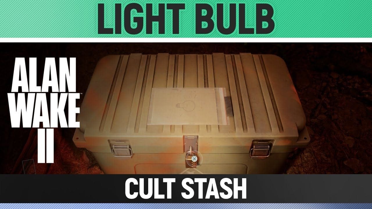 Alan Wake 2 - Cult Stash - Bright Falls Shore  (Light Bulb)