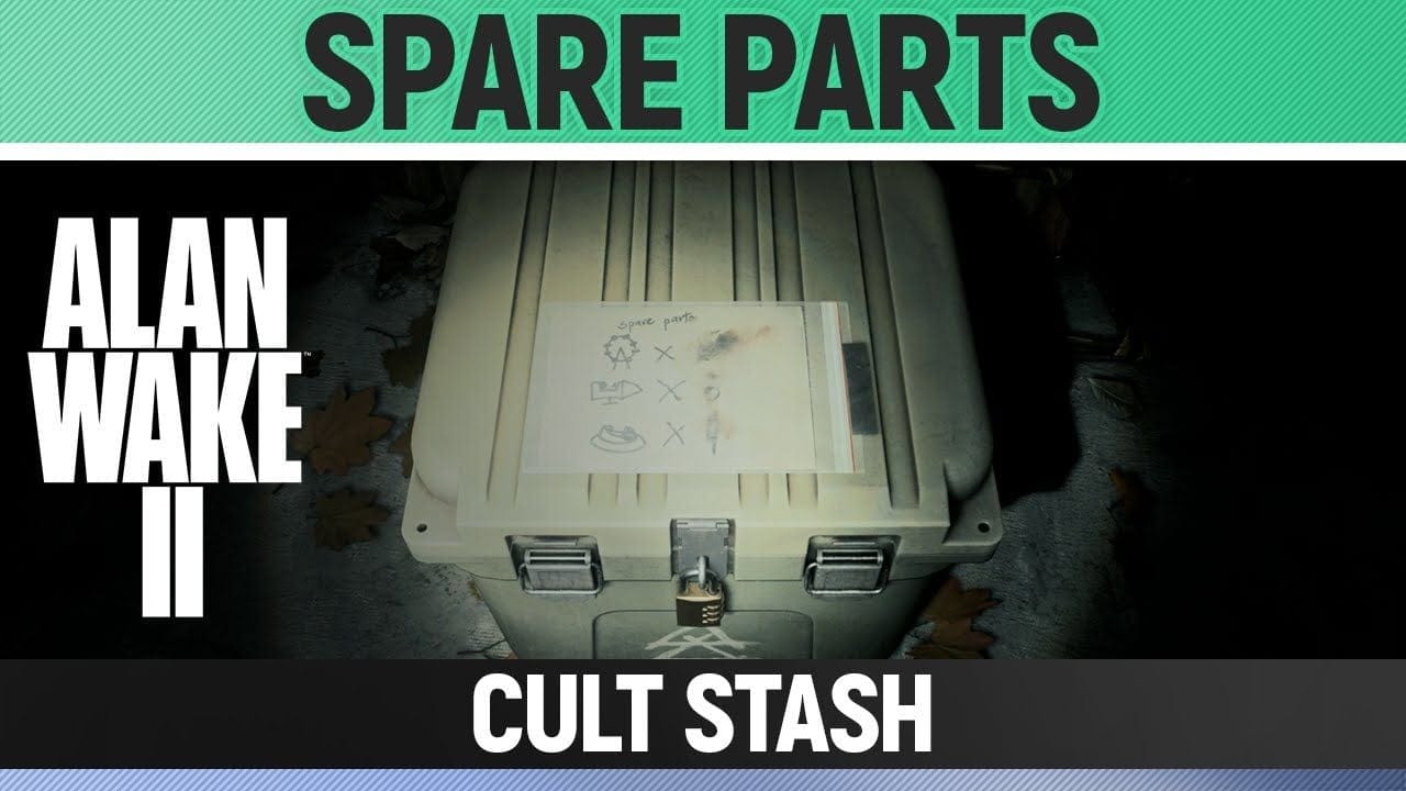 Alan Wake 2 - Cult Stash - Spare parts (Cauldron Lake)